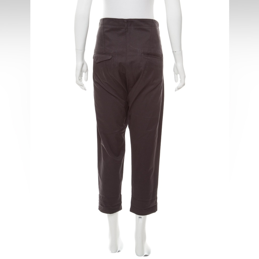 Hope high-rise charcoal pants w/ four pockets w/ concealed zip closure at front. - Picture 3 of 3